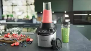 دو لیوان نوشیدنی مخلوط کن فیلیپس مدل HR3760/10