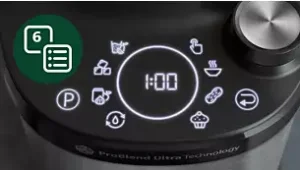 انتخاب سریع عملکرد با پنل دیجیتال