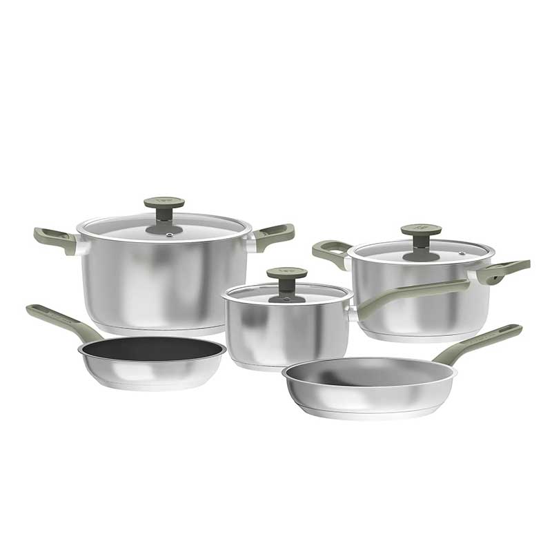 سرویس پخت و پز 8 پارچه برگهف مدل BERGHOFF LEO BOLT سرویس پخت و پز 8 پارچه برگهف مدل BERGHOFF LEO BOLT