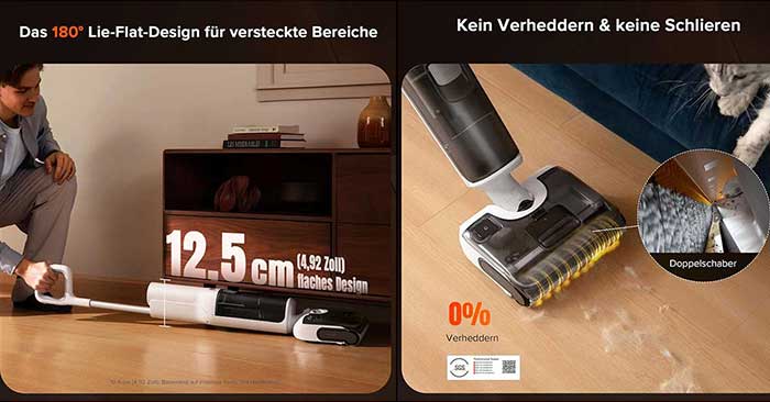 نقد و بررسی جاروشارژی و زمین شوی روبوراک مدل F25 RT