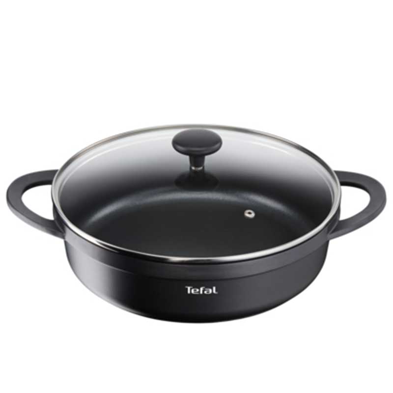 تابه درب دار 28 سانتیمتری تراتوریا تفال مدل TRATTORIA E2187214 تابه درب دار 28 سانتیمتری تراتوریا تفال مدل TRATTORIA E2187214