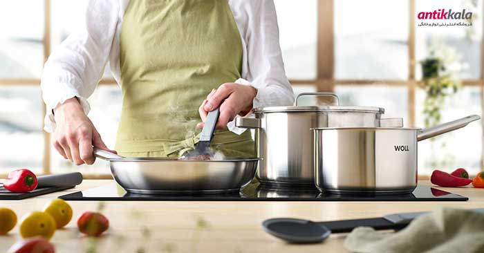 نقد و بررسی سرویس پخت و پز 10 پارچه استیل وول مدل ST-SET003