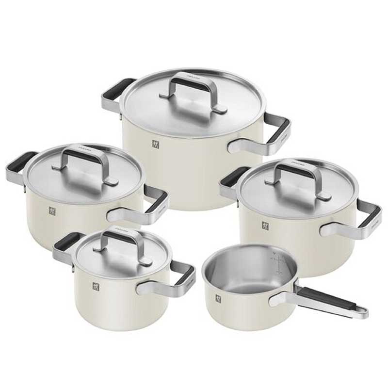 سرویس پخت و پز 9 پارچه کرم زولینگ مدل پیور PURE سرویس پخت و پز 9 پارچه کرم زولینگ مدل پیور PURE