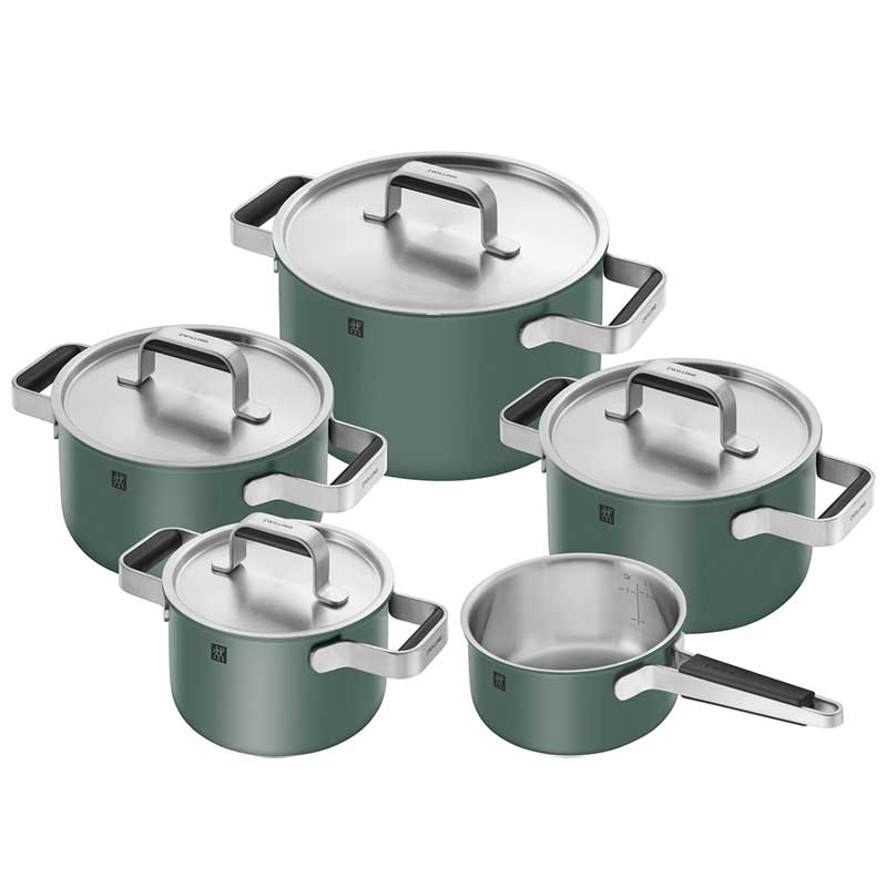 سرویس پخت و پز 9 پارچه سبز زولینگ مدل پیور PURE سرویس پخت و پز 9 پارچه سبز زولینگ مدل پیور PURE