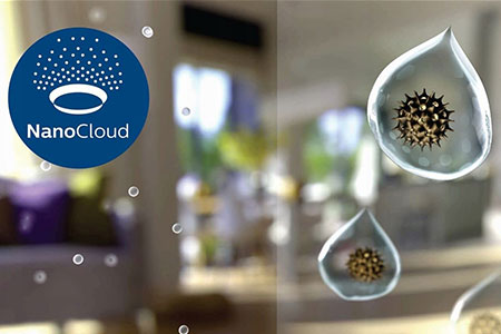 تکنولوژی NanoCloud برای فرایند رطوبت سازی دستگاه AC2729 فیلیپس