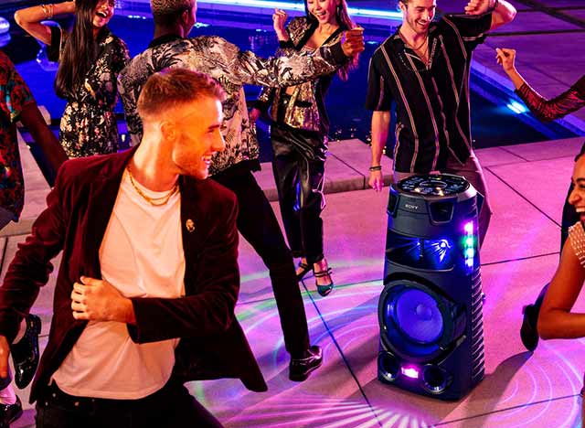 گستره وسیعی از صدا و کیفیت بالای سیستم صوتی SONY MHC-V73D