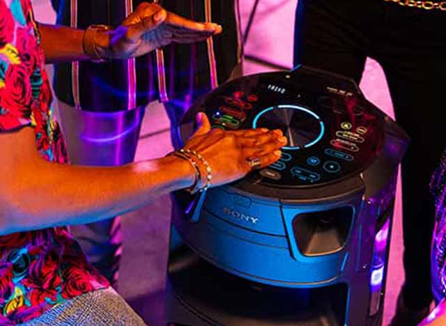 بازی taiko با پخش کننده خانگی سونی مدل mhc-v73d