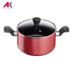 سرویس پخت و پز 9 پارچه تفال رنگ قرمز مدل TEFAL SUPER COOK