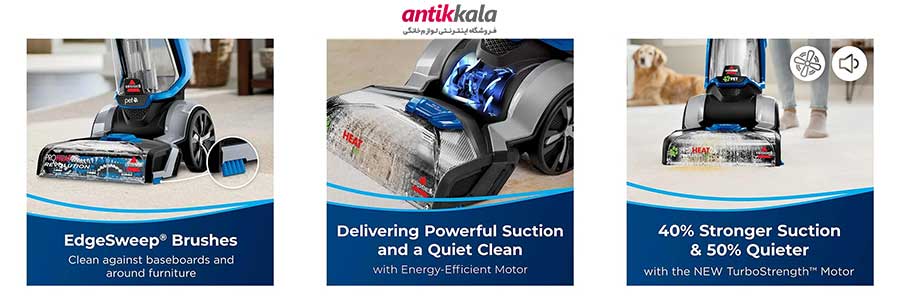 نقد و بررسی فرش شوی بیسل مدل PROHEAT 2X REVOLUTION PET