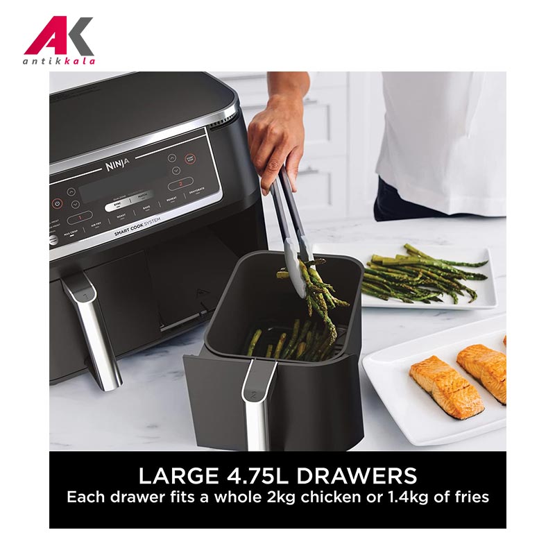 خرید و قیمت سرخ کن دوقلو نینجا مدل AF451
