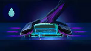 قدرتی دو برابری برای جارو کردن و شستشو