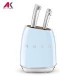 سرویس چاقو 7 پارچه اسمگ مدل KBSF01CR آبی پاستلی