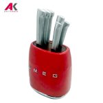 سرویس چاقو 7 پارچه اسمگ مدل KBSF01RD رنگ قرمز