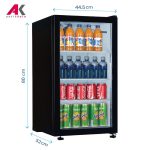 یخچال ایستکول مدل مینی بار شوکیس 19580 رنگ مشکی