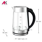 خرید اینترنتی کتری برقی نوتریکوک مدل GK100