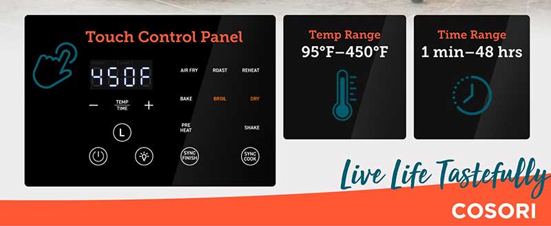 ویژگی های سرخ کن دوقلو کوسوری مدل CAF-R901