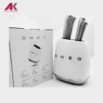 سرویس چاقو 7 پارچه اسمگ مدل SMEG KBSF01WH