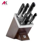 سرویس چاقو 7 پارچه زولینگ مدل ZWILLING FOUR STAR