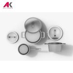 سرویس پخت و پز 10 پارچه برگهف مدل BERGHOFF DINA META