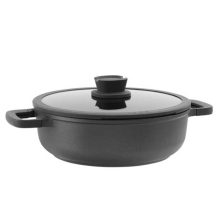 تابه 28 سانتیمتری درب دار برگهف مدل LEO STONE