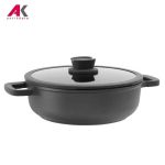 تابه 28 سانتیمتری درب دار برگهف مدل LEO STONE