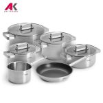 سرویس پخت و پز 10 پارچه استیل وول مدل WOLL ST-SET003