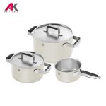 سرویس پخت و پز 5 پارچه کرم زولینگ مدل پیور PURE