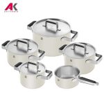 سرویس پخت و پز 9 پارچه کرم زولینگ مدل پیور PURE