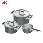 سرویس پخت و پز 5 پارچه سبز زولینگ مدل پیور PURE