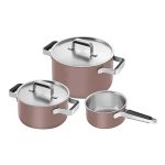 سرویس پخت و پز 5 پارچه رزگلد زولینگ مدل پیور PURE