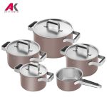 سرویس پخت و پز 9 پارچه رزگلد زولینگ مدل پیور PURE