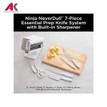 سرویس چاقو 7 پارچه نینجا مدل NINJA K12007WHBN