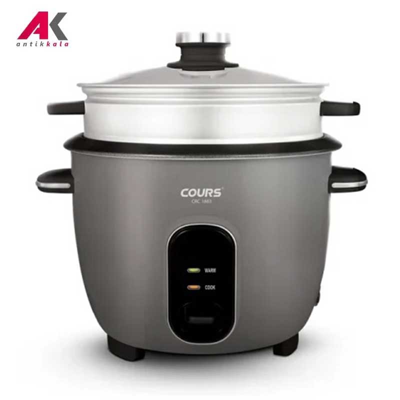 1863 Rice Cooker مشخصات، قیمت و خرید پلوپز کورس مدل COURS CRC 1863GR