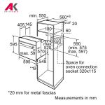 فر برقی توکار بوش مدل BOSCH HBN301E2I