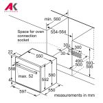 فر گازی توکار بوش مدل BOSCH HGL10G050M