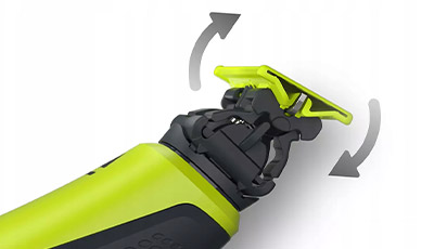 دنبال کردن خطوط صورت با ریش تراش فیلیپس مدل QP2510