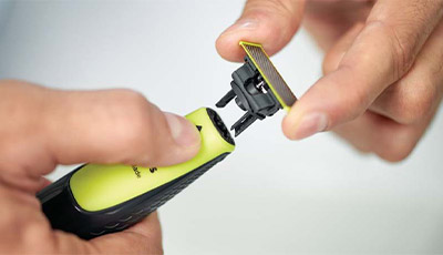 تعویض تیغه‌ها ریش تراش فیلیپس مدل QP2510