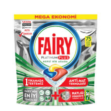 قرص ماشین ظرفشویی 75تایی فیری مدل FAIRY Platinum Plus