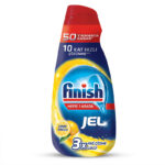 ژل شستشو و چربی زدا ظروف 1000 میلی لیتر فینیش مدل Finish Jel 3X Lemon