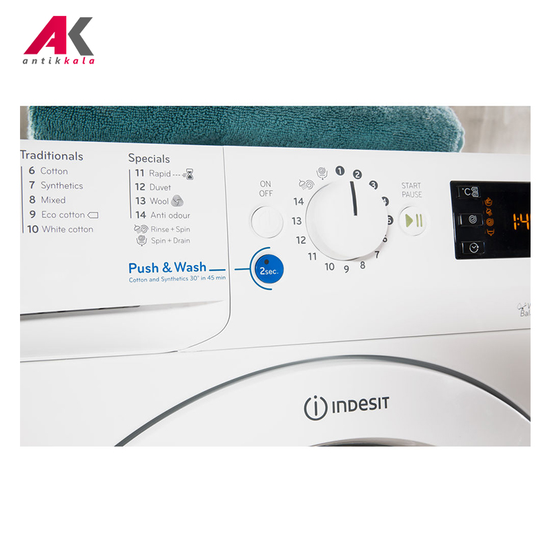 ماشین لباسشویی ایندزیت مدل INDESIT BWE 91683X W UK