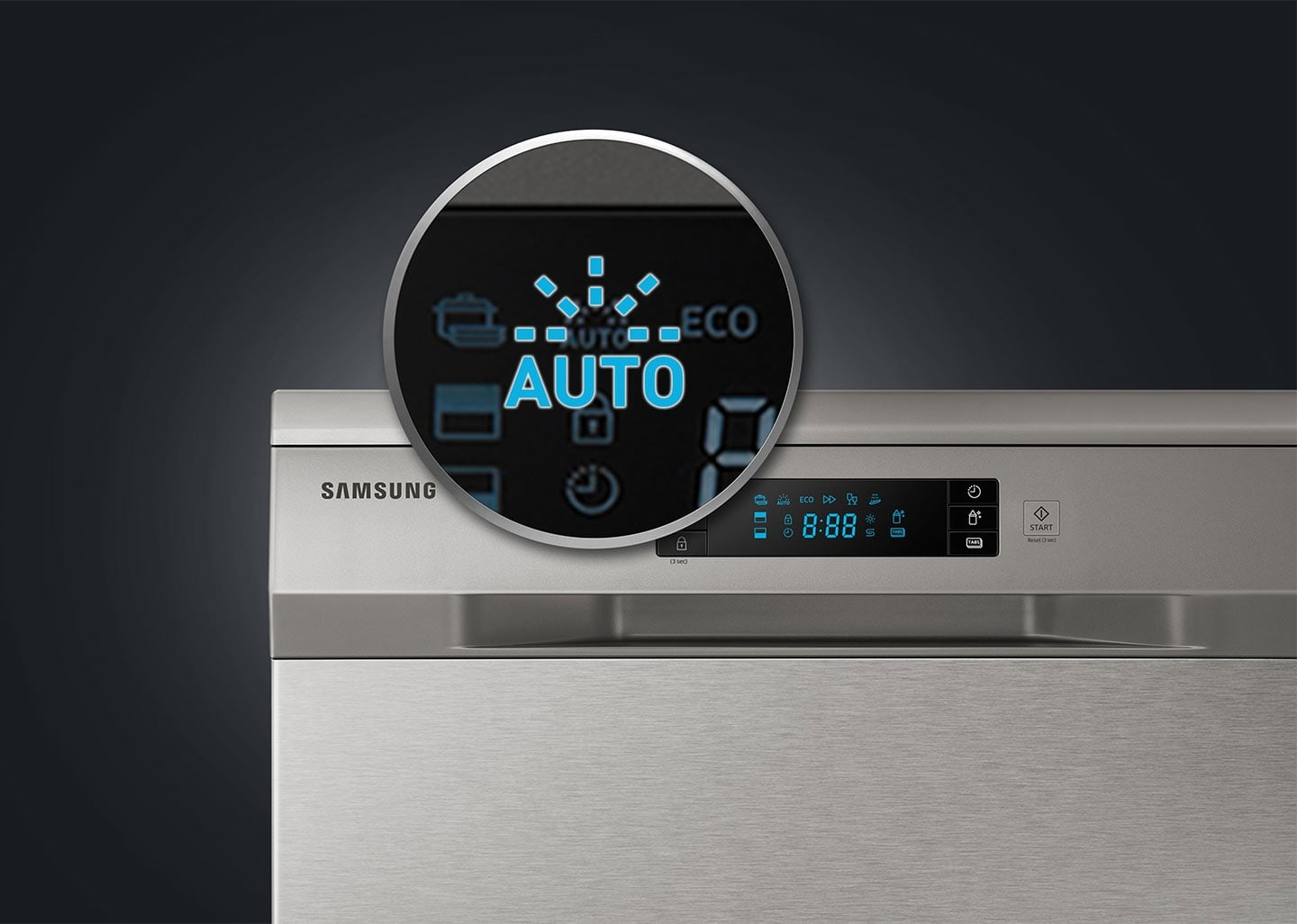 samsung-dishwasher-automatic-program برنامه اتوماتیک ماشین ظرفشویی سامسونگ