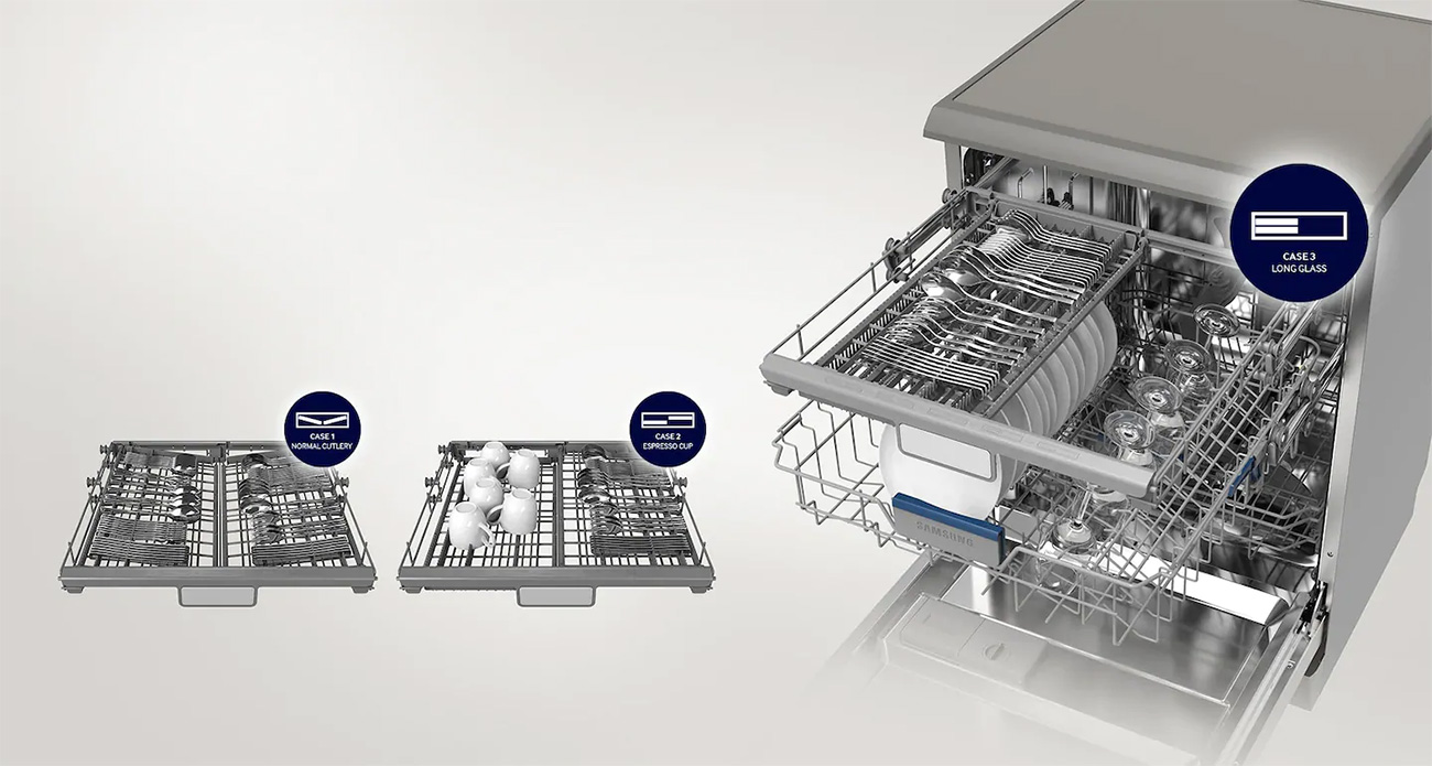 samsung-dishwasher-third-level سبد طبقه سوم ظرفشویی سامسونگ