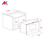 مایکروویو توکار تکا مدل TEKA ML 822 BIS L