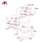 فر گازی توکار تکا مدل TEKA HGS 924