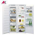 یخچال و فریزر دوقلو توکار ویرپول مدل WHIRLPOOL ARG 18081 - AFB 1842